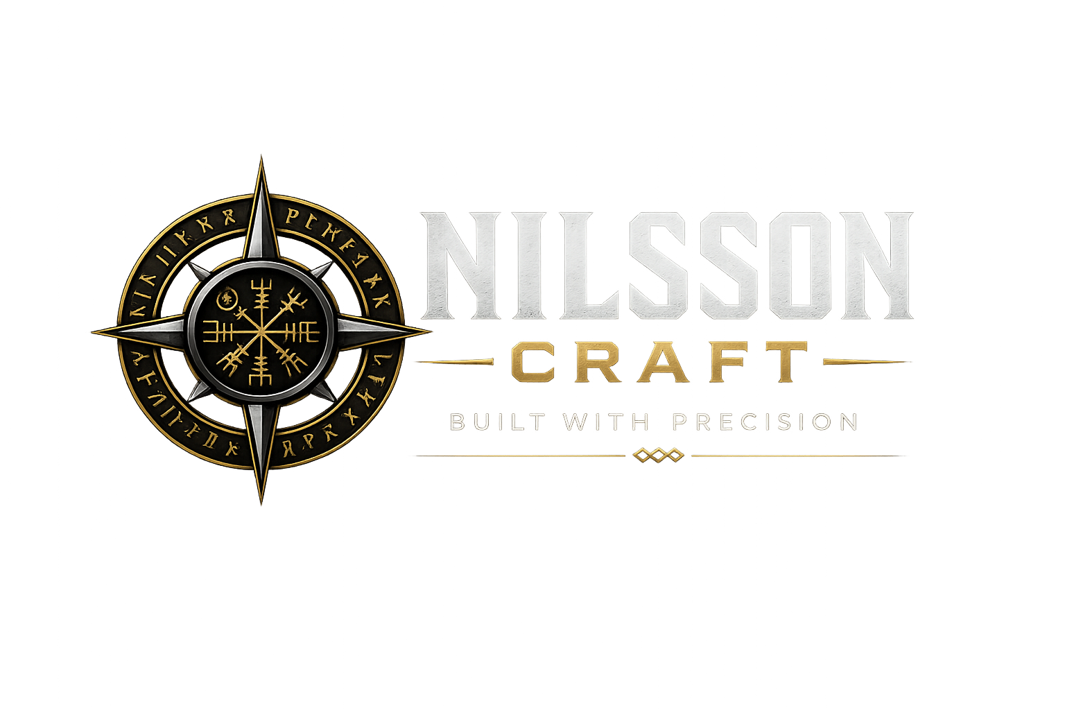 Nilsson Craft logo with compass emblem
